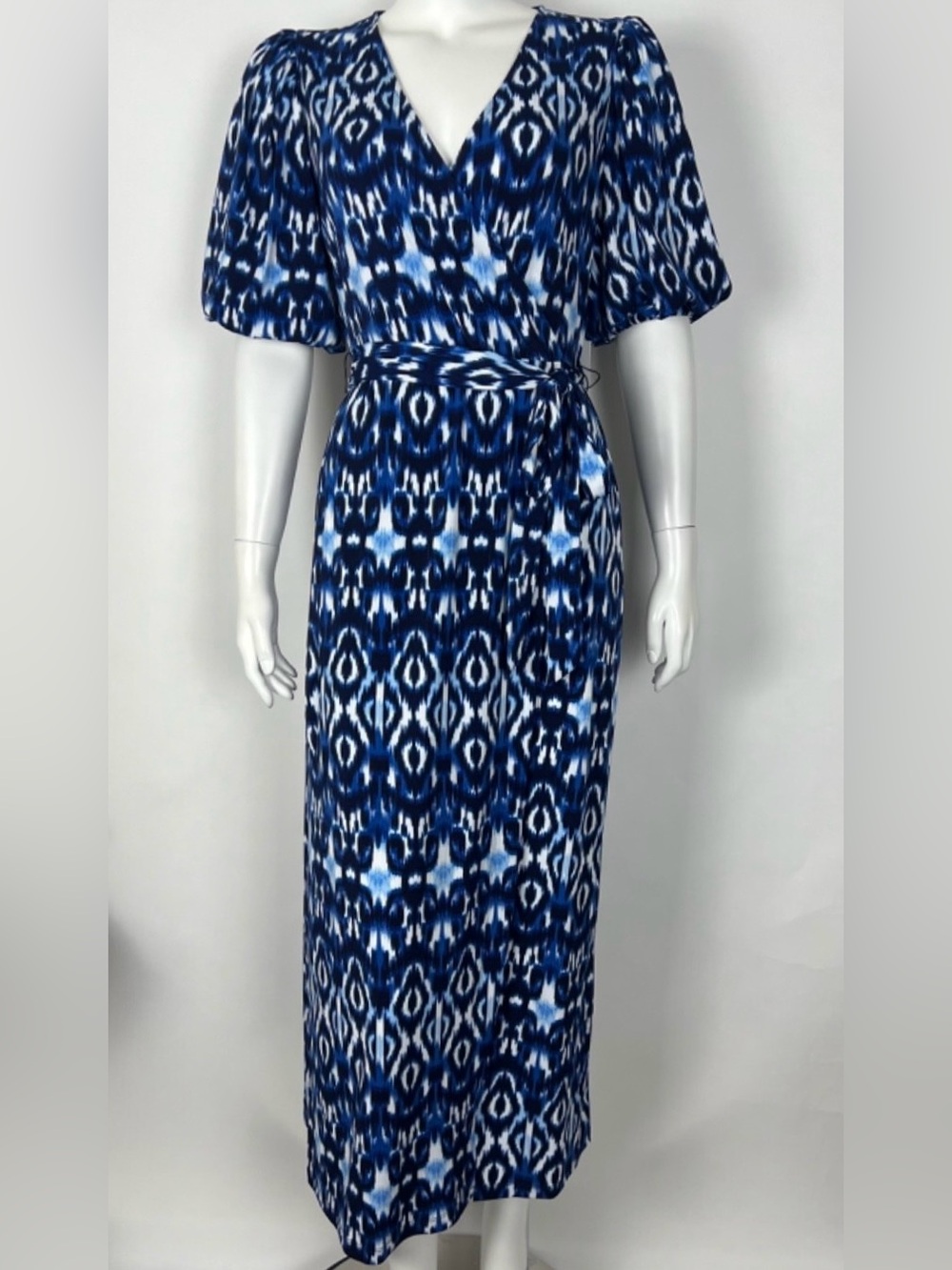 Calvin Klein blue abstract long maxi dress 2 for $20